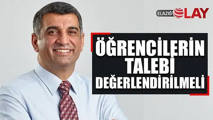 Erol: Üniversite Yönetimi, Öğrencileri Talebini Değerlendirmeli