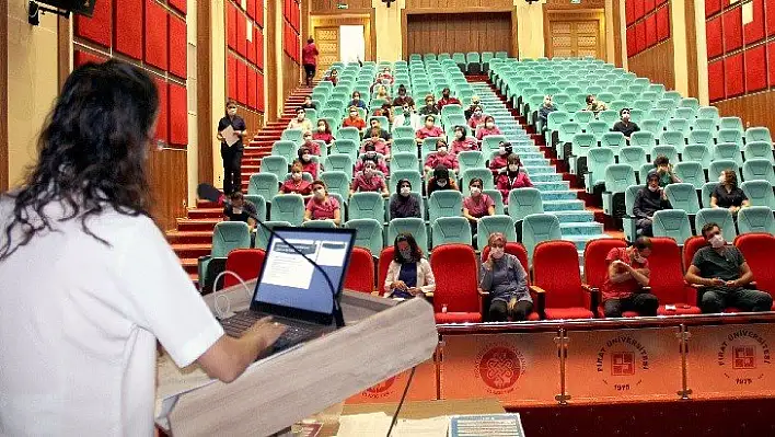 F.Ü Hastanesinde mesleki eğitimler devam ediyor