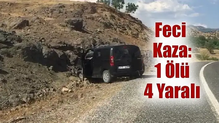 Feci Kaza: 1 Ölü 4 yaralı