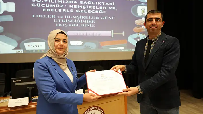 Fırat Üniversitesi Hastanesi'nde Hemşireler ve Ebeler Günü kutlandı