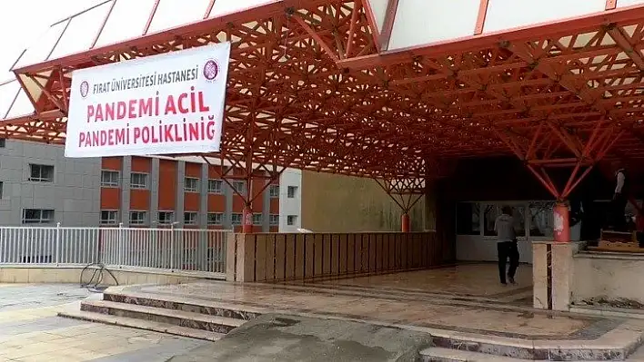 F.Ü Hastanesinde Pandemi Acil Polikliniği Açıldı