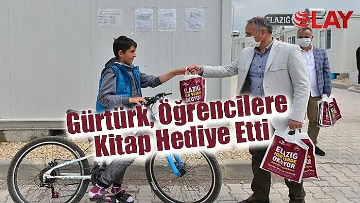 Gürtürk, Konteyner Kentte Öğrencilere Kitap Hediye Etti