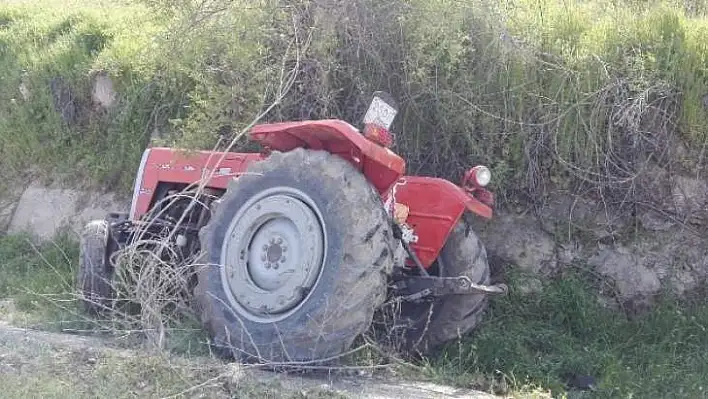 Elazığ'da traktör kazası: 1 ölü, 1 yaralı