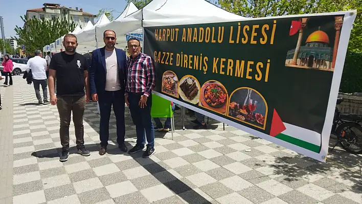 Harput Anadolu Lisesi'nden 'Gazze Direnişine Destek' kermesi
