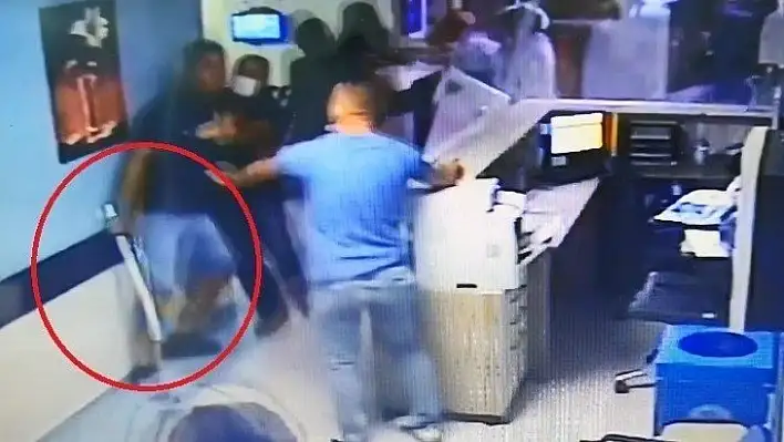 Hastanede dehşet anları