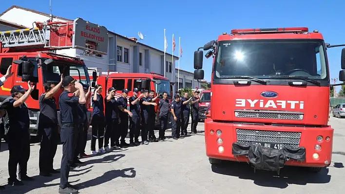 Hatay'daki orman yangınına Elazığ Belediyesi'nden destek