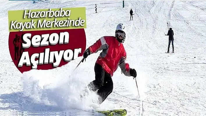 Hazarbaba'da kayak sezonu açılıyor