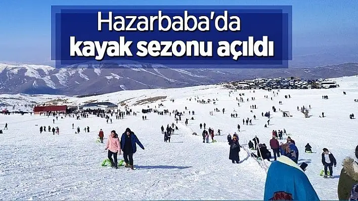 Hazarbaba'da kayak sezonu törenle açıldı