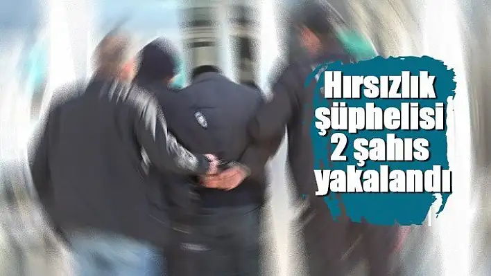 Hırsızlık şüphelisi 2 şahıs yakalandı