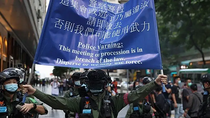 Hong Kong'da Ulusal Gün kutlamalarında protesto endişesi