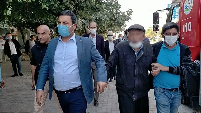 Adıyaman'da intihar teşebbüsünde bulunan kişiyi belediye başkanı ikna etti