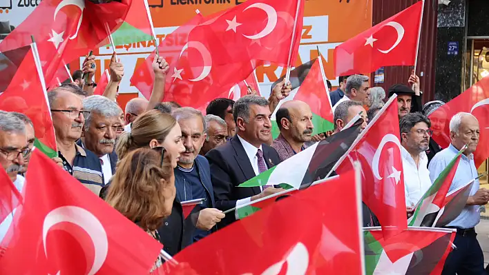 'İsrail Zulmüne Hayır' yürüyüşü düzenlendi