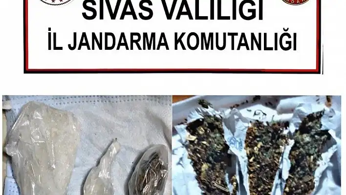 Sivas'ta Jandarma operasyonlarında 2 şahıs tutuklandı