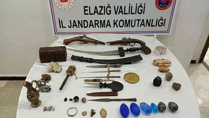 Jandarmadan tarihi eser operasyonu: 102 obje ele geçirildi