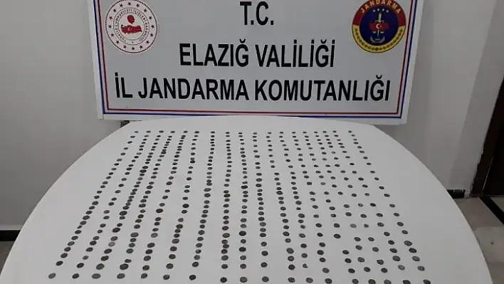 Jandarmanın ele geçirdiği 460 sikke bin 500 yıllık çıktı