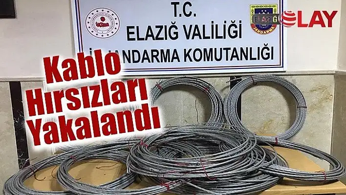 Kablo Hırsızları Yakalandı