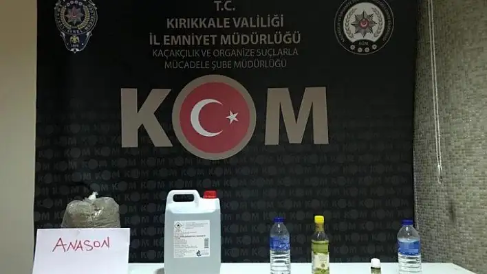 Kırıkkale'de kaçak içki operasyonunda tarihi eser ele geçirildi