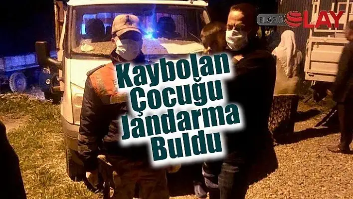 Kaybolan Küçük Çocuğu Jandarma Buldu