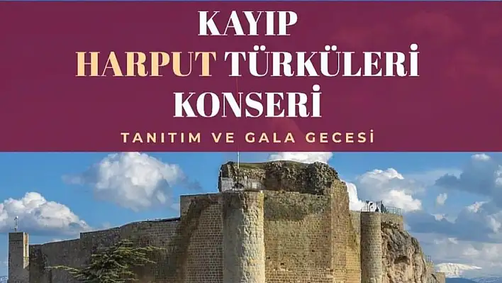 Kayıp Harput Türküleri konseri 23 Kasım'da