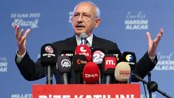 Kılıçdaroğlu: Elazığ, Kars, Iğdır, Erzurum ve Tunceli özel ekonomi bölgesi ilan edilecek