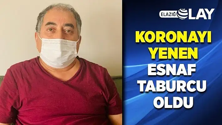 Koronavirüsü yenen esnaf taburcu oldu