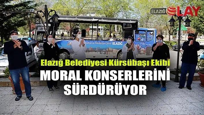 Kürsübaşı Ekibi, moral konserlerini sürdürüyor