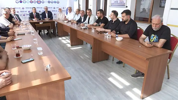 Memur-Sen'de bayramlaşma programı