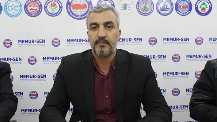 Memur-Sen Elazığ Şubesi'nden 'seyyanen zam' talebi