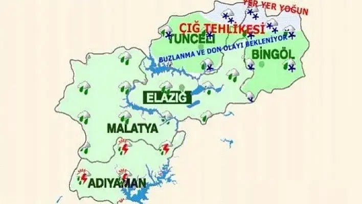 Meteorolojiden yağmur ve kar uyarısı