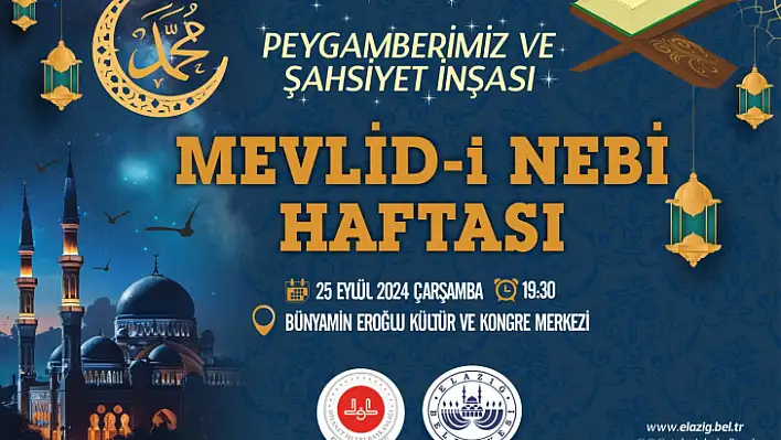 Mevlid-i Nebi haftası programına davet