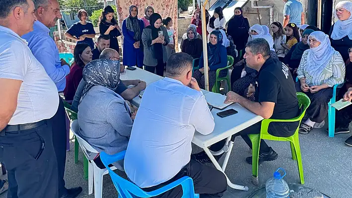 Milletvekili Açıkkapı, Alacakaya'da vatandaşlarla buluştu