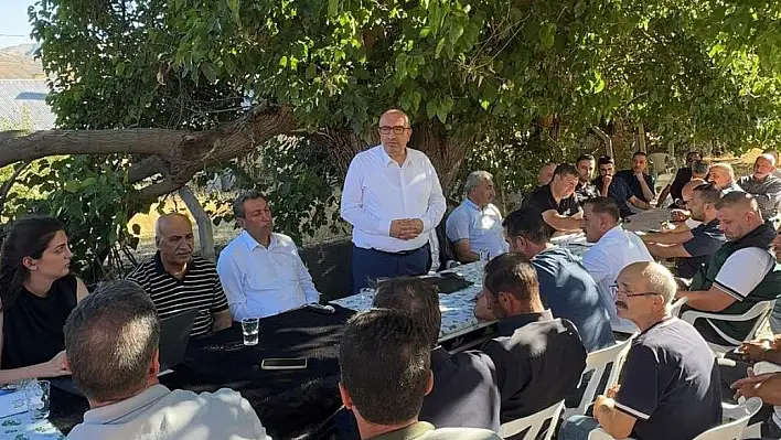 Milletvekili Açıkkapı, Sivrice'de vatandaşlarla bir araya geldi