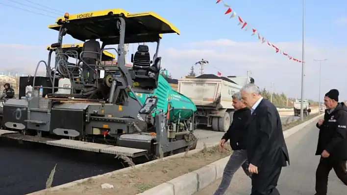 Milletvekili Demirbağ, Yazıkonak-Yurtbaşı OSB yolunda inceleme yaptı