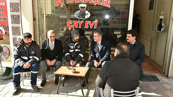 Milletvekili Keleş Cumhuriyet Mahallesi'nde esnaf ve vatandaşlarla buluştu