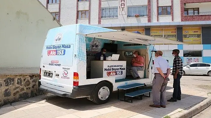 Mobil Beyaz Masa Akpınar Mahallesinde 