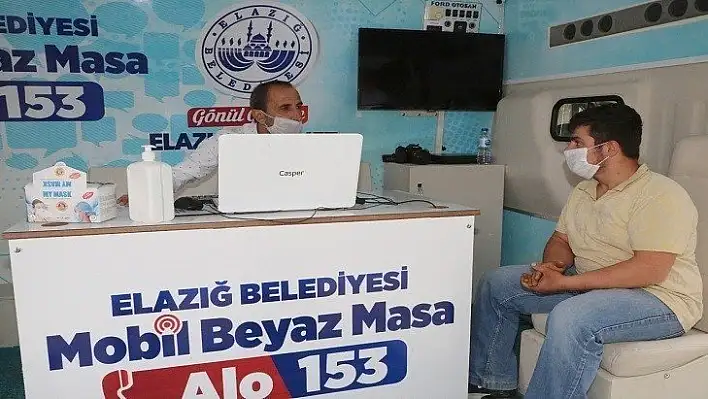 Mobil Beyaz Masa İcadiye Mahallesinde