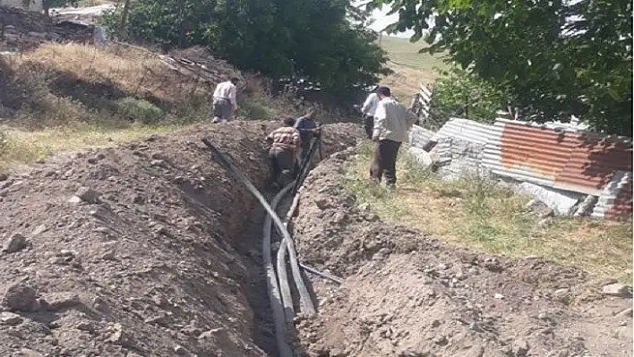 Palu'da İsale Hattı Yenileme Çalışmaları Başladı