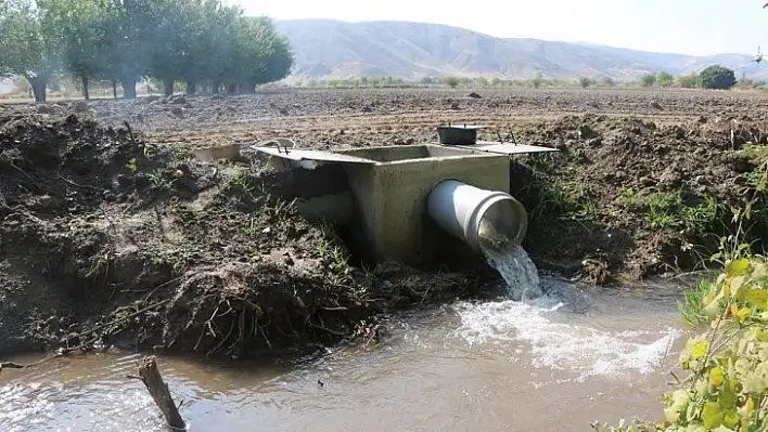 Proje ile köyün sulama alanı 4 kata çıktı