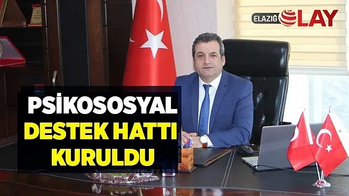 Psikososyal Destek Hattı Kuruldu