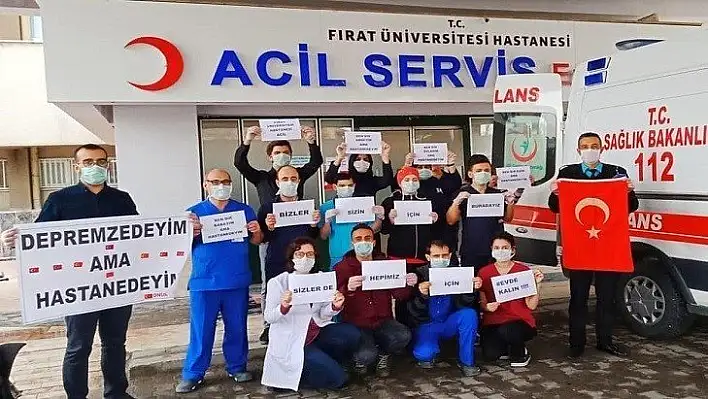 Sağlık çalışanlarından 'evde kal' çağrısı