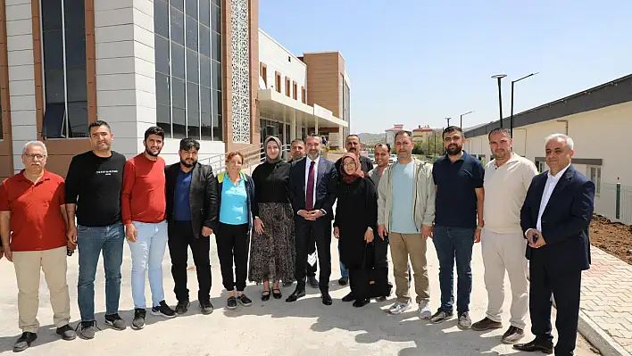 Saha incelemelerini sürdüren Başkan Şahin Şerifoğulları'ndan yoğun tempo
