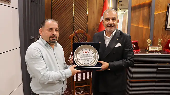 Selahattin Bulut'a Elazığ TSO'dan anlamlı plaket