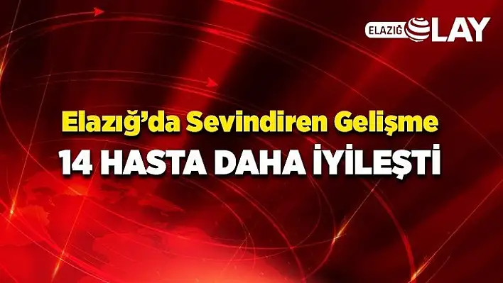 Sevindiren Gelişme 14 Hasta Daha İyileşti