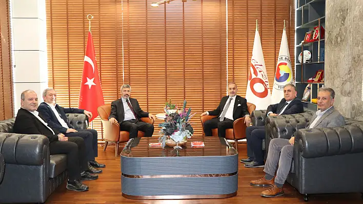 Şimşek'ten, Elazığ TSO Başkanı Alan'a ziyaret
