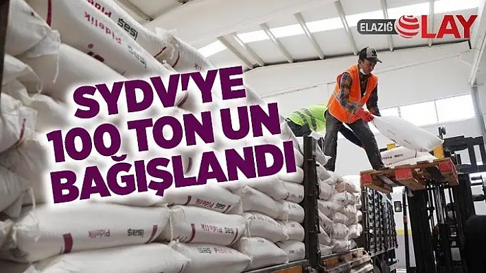 SYDV'ye 100 Ton Un Bağışlandı