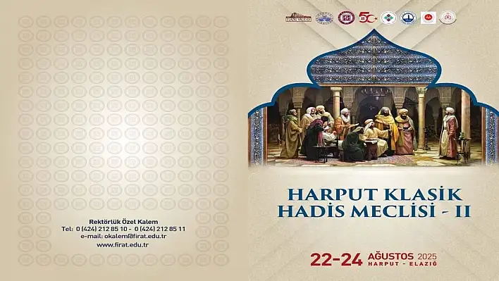 Tarihi Hadis Meclisi'nin ikincisi Harput'ta başlıyor