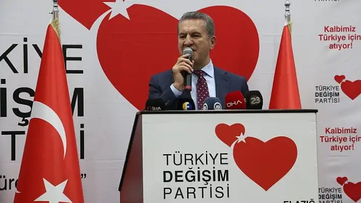 TDP Genel Başkanı Sarıgül: 'Biz Ankara'ya kimsenin sofrasına oturmaya gitmiyoruz'