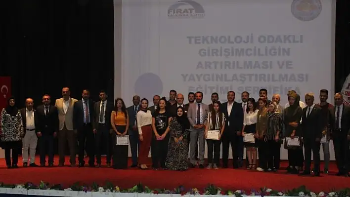 Teknoloji Odaklı Girişimci 48 kursiyer sertifika aldı