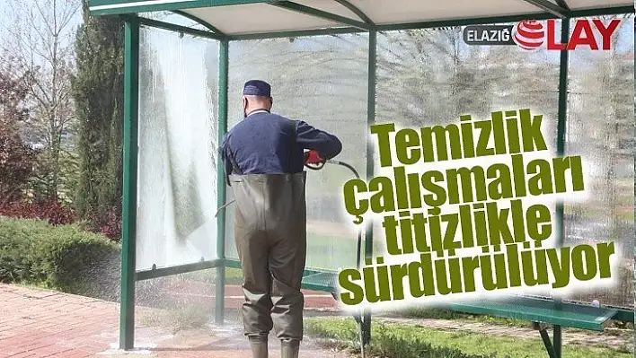 Temizlik çalışmaları titizlikle sürdürülüyor