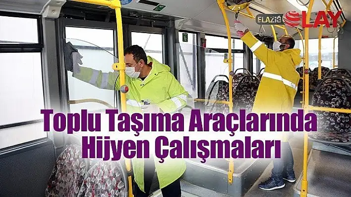 Toplu Taşıma Araçlarında Hijyen Çalışmaları